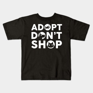 Cute Adopt Don't Shop Rescue Pet Owners & Lovers Kids T-Shirt